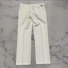 BOSS HUGO BOSS ヒューゴボス ワンタック スラックスパンツ 50 メンズ ホワイトの画像