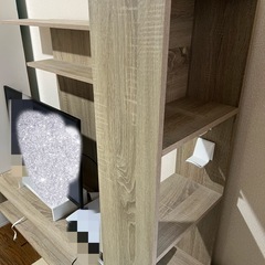 テレビ台壁面収納付きの画像