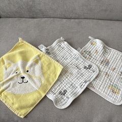 【値下げ】タオル 新品 中古 ループタオル  フェイスタオル 手拭きタオル 15枚の画像