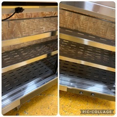 Ｎ(7858) 大穂製作所 低温多目的ショーケース OHS-PXa-1200R 機械室横付 後引き戸タイプ W1200D420H515 直接引き取り歓迎 大阪の画像