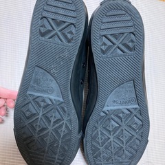 27cm。オールレザーハイカット。コンバース。converse。の画像