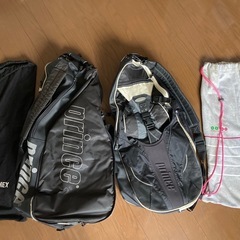 【テニス用品マルチセット】ラケット➕シューズ➕新品ボール➕ラケットケース各種の画像