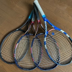 【テニス用品マルチセット】ラケット➕シューズ➕新品ボール➕ラケットケース各種の画像