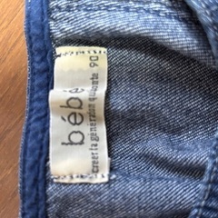 ベビー服　ジャンパースカート　べべ　BEBE 90サイズの画像