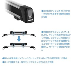 ルーフキャリアの画像