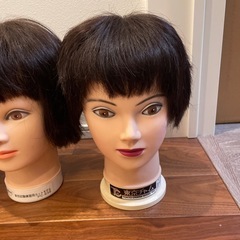 ③カットウィッグ 使用済み 練習用 美容師 理容師の画像