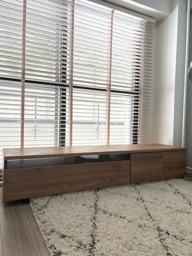 テレビ台 180cm LOWYA 日本製 完成品 シャビーナチュラル