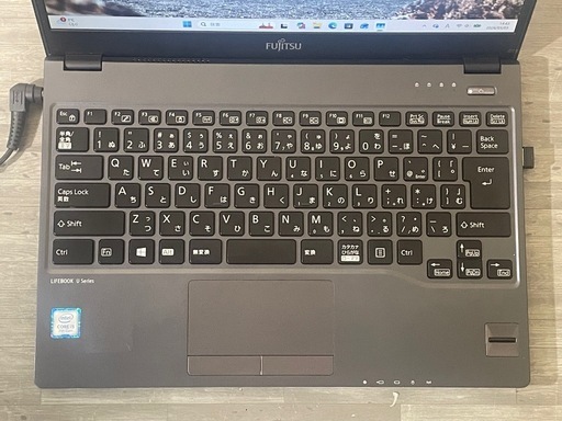 【初期設定済】軽量薄型！富士通ノートPC / Win11 Pro / メモリ12GB / Office付 / すぐ使えます！