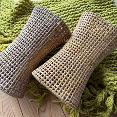 ラタン枕 藤まくら2個セットの画像