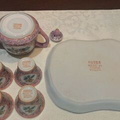 未使用　中国　景徳鎮　ミニ茶器セット　の画像