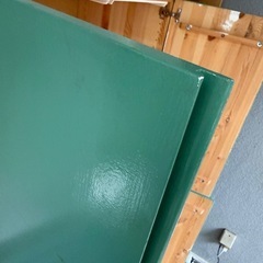 IKEA IVAR キャビネット 2台（グリーン塗装ドア）の画像