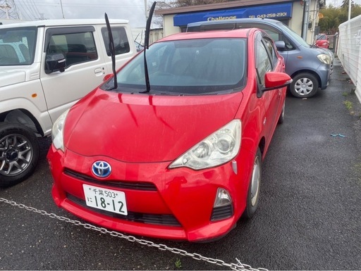 24年　アクア　Gグレード　11万7千キロ車検なし車検つけることも可！