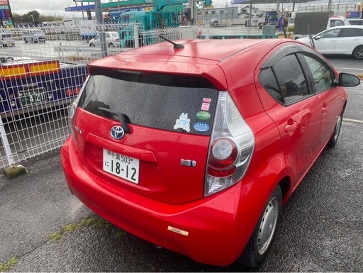 24年　アクア　Gグレード　11万7千キロ車検なし車検つけることも可！