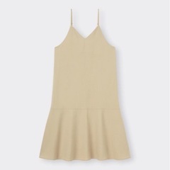 GU バックリボンキャミソールワンピースの画像