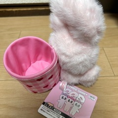 エスターバニーぬいぐるみ付き小物入れの画像