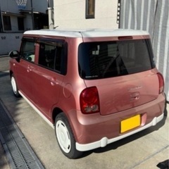 車検令10年3月まで　満タン渡し　スズキのアルトラパン　人気のツートンカラー　pink &Whiteの画像