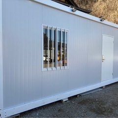新品 コンテナタイプ 事務所 プレハブ スーパーハウス 店舗 自由組立式3*6 広島発　送料別の画像