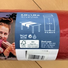 新品未使用　ペーパーテーブルクロスの画像