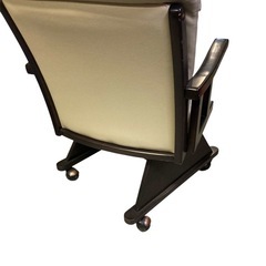 家具調コタツの回転式椅子　肘掛け付きイス　一人用　背もたれ3段階に傾きます。の画像