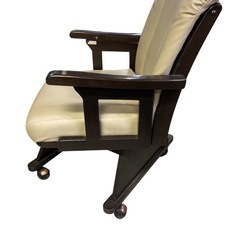 家具調コタツの回転式椅子　肘掛け付きイス　一人用　背もたれ3段階に傾きます。の画像