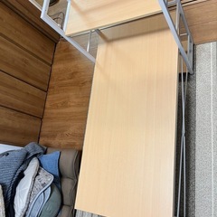 【お譲りします】棚付きデスク の画像