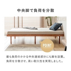 すのこシングルベットフレーム の画像