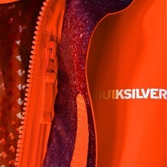 QUIKSILVER クイックシルバー BLACK GORE-TEX ジャケット S オレンジの画像