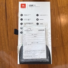 JBL Googleアシスタント搭載 スマートスピーカー LINK 10 ブラックの画像