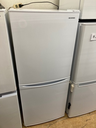 アイリスオーヤマ 冷蔵庫 142L 冷凍室52L 静音 ホワイト IRSD-14A  リサイクルショップ宮崎屋　佐土原店　26.3.3