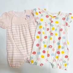 ベビー服　半袖ロンパース 70サイズ 6点まとめの画像