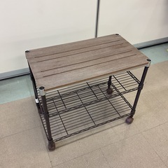 【府中市再生家具】No.420 シェルフワゴンの画像
