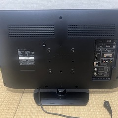 【配送可能】テレビ　LC-24K20　24インチ　リモコン付き　動作確認済みの画像