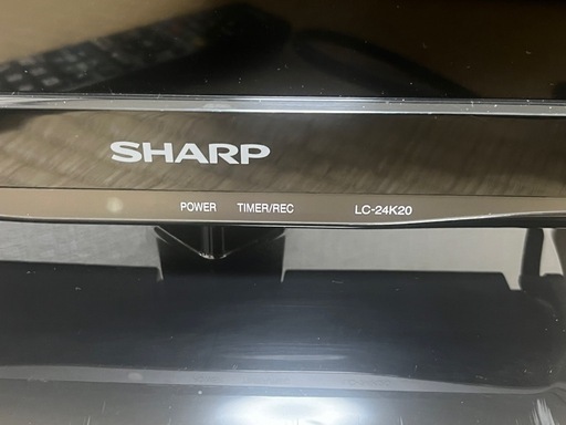 【配送可能】テレビ　LC-24K20　24インチ　リモコン付き　動作確認済み