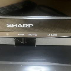 【配送可能】テレビ　LC-24K20　24インチ　リモコン付き　動作確認済みの画像