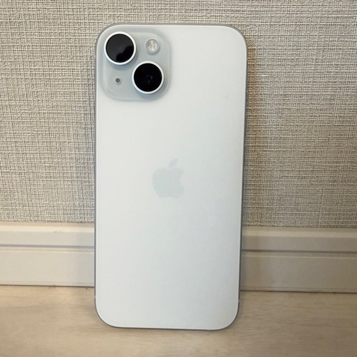 【美品】iPhone15 ブルー 128GB バッテリー92%