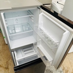 直接引き取り大歓迎⭐︎大阪府下又は近郊は配送設置込み🉑AQUA 126L 冷凍冷蔵庫 AQR-J13K(S) 2021年製/YMJ031-04の画像