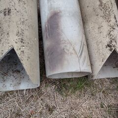 高松市 大径 ビニールパイプ 塩ビ管 厚肉管 1本の価格 VP150 200 外径165ミリ 200ミリ 塩ビパイプ グレー 灰色の画像