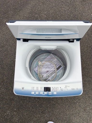 【2023年製】 ハイアール洗濯機　JW-U55LK 5.5kg