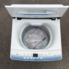 【2023年製】 ハイアール洗濯機　JW-U55LK 5.5kgの画像