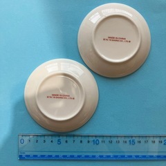 キティちゃん和風柄小皿4枚(2枚組2箱)の画像