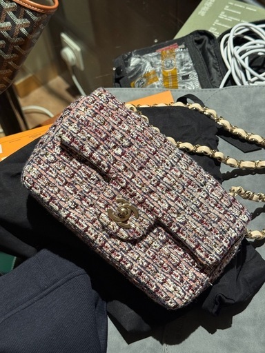 CHANEL シャンネルミニツイード ショルダーバッグ