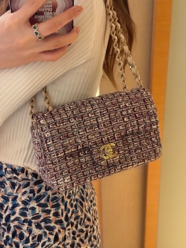 CHANEL シャンネルミニツイード ショルダーバッグ