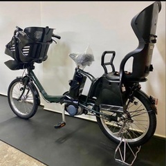 1年保証　送料無料　パナソニック　ギュットミニ　20インチ　カーキ色　電動アシスト自転車 g303の画像