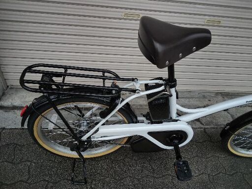 美品☆[Panasonic]GLITTER(グリッター)20吋 電動アシスト自転車 12.0Ahバッテリー+充電器+キー2本(パールス