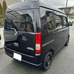 2年車検付・スズキエブリイワゴン・ターボ・ハイルーフ・ナビ・テレビ・ETCの画像