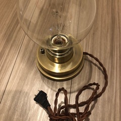 【美品】丸型エジソン電球の卓上ライトの画像