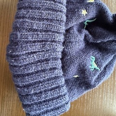 子供のニット帽の画像