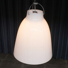 【発送の場合は即購入不可】 デンマーク CARAVAGGIO ペンダントランプ P3 オパール ガラス Cecilie Manz 天井照明 カラヴァッジオ FRITZ HANSEN 北欧 モダン 97538の画像