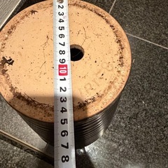 観葉植物壺と受け皿の画像