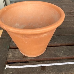 素焼きの植木鉢
の画像